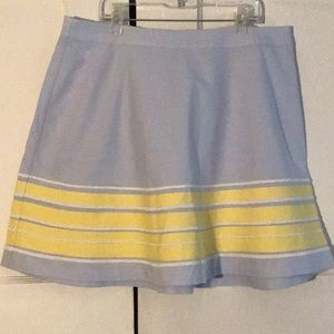 Vineyard Vines Boarder Stripe Skirt SZ 8 NWT